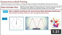 Immunsystem strken: Atem-Anhalte-Test * Corona-Immun-Kraft-Training * Trainingssteuerung